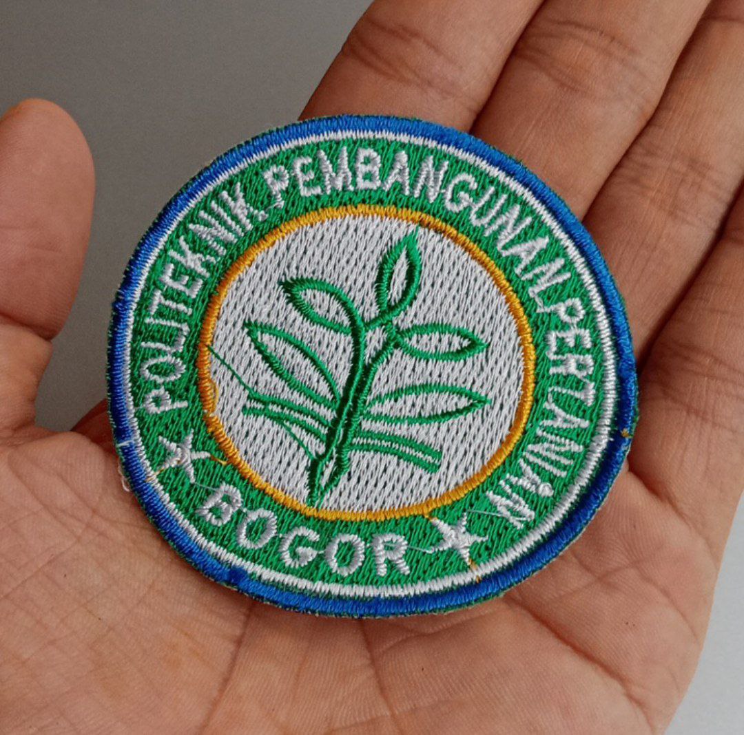 Emblem Bordir Bulat Polbangtan Bogor