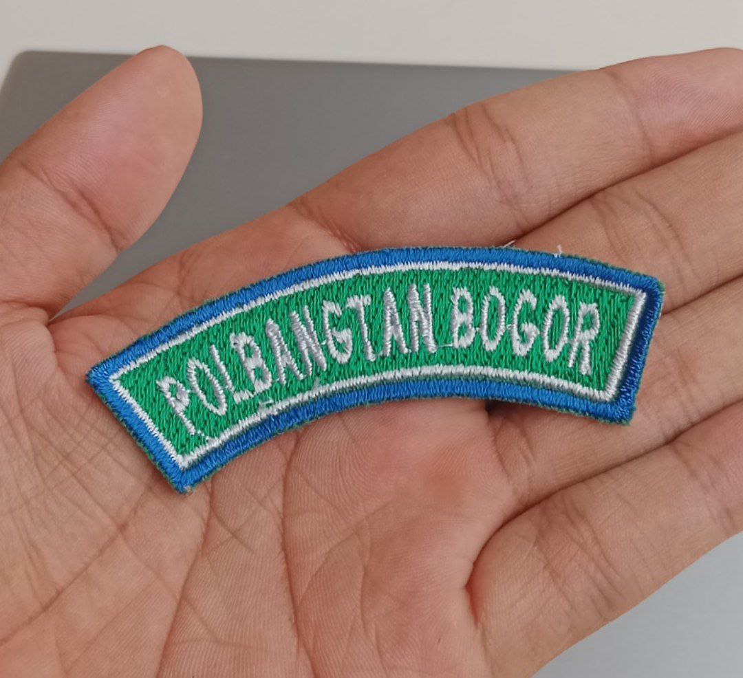 Patch Melengkung Bordir Polbangtan Bogor